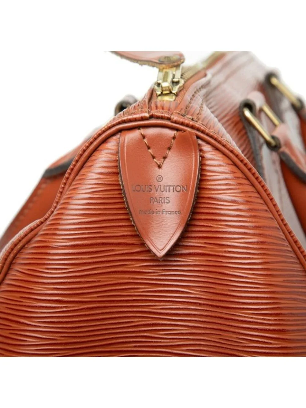 Louis Vuitton Epi Speedy 25 Mini Boston Bag Kenya Brown Leather